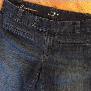 LOFT Modern Crop Jeans